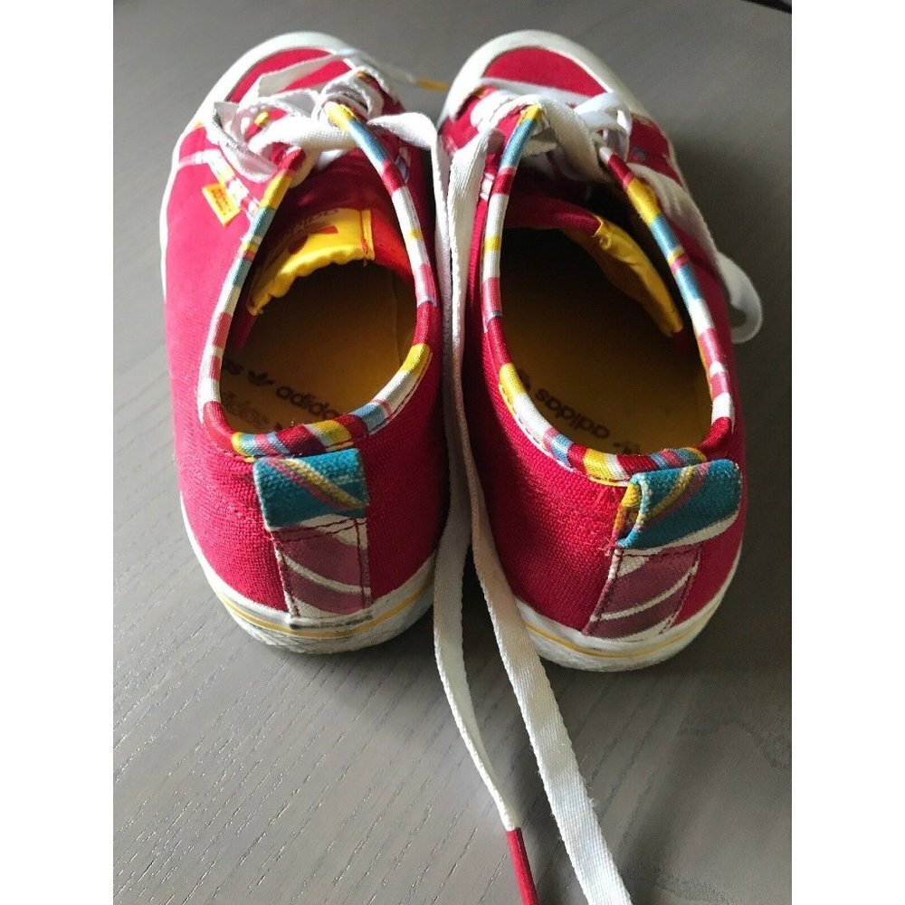 ADIDAS Women’s Plaid Trim Honey Low Canvas Sneaker - Picture 5 of 7